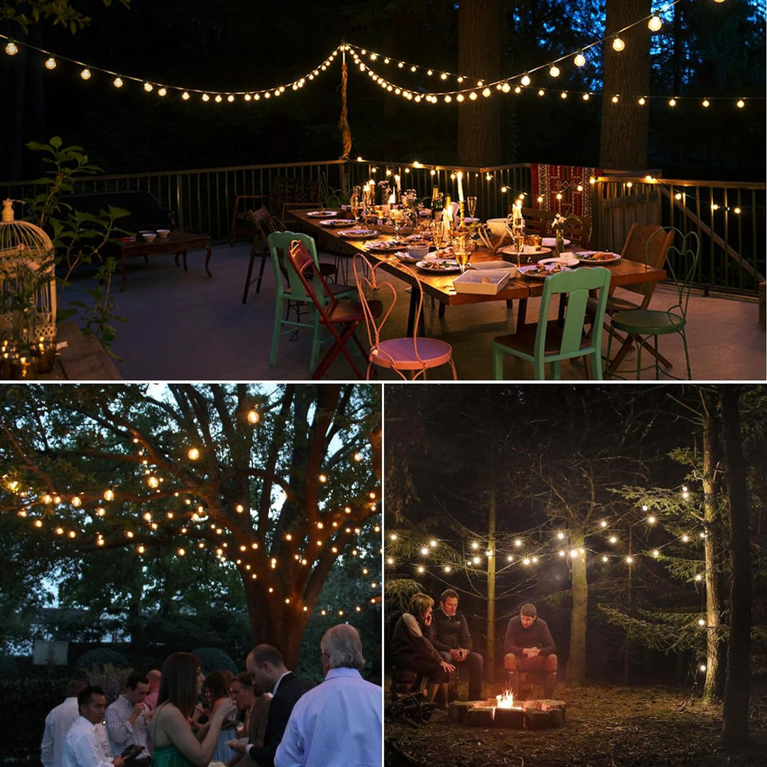 BowLift | TwinkleTrail waterproof LED light chain for Outdoor with Warm Glow