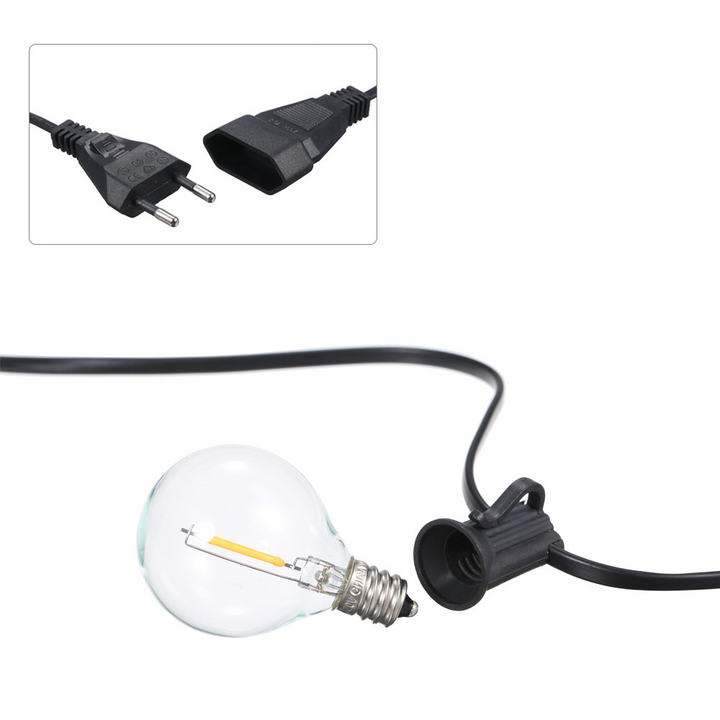 BowLift | TwinkleTrail waterproof LED light chain for Outdoor with Warm Glow
