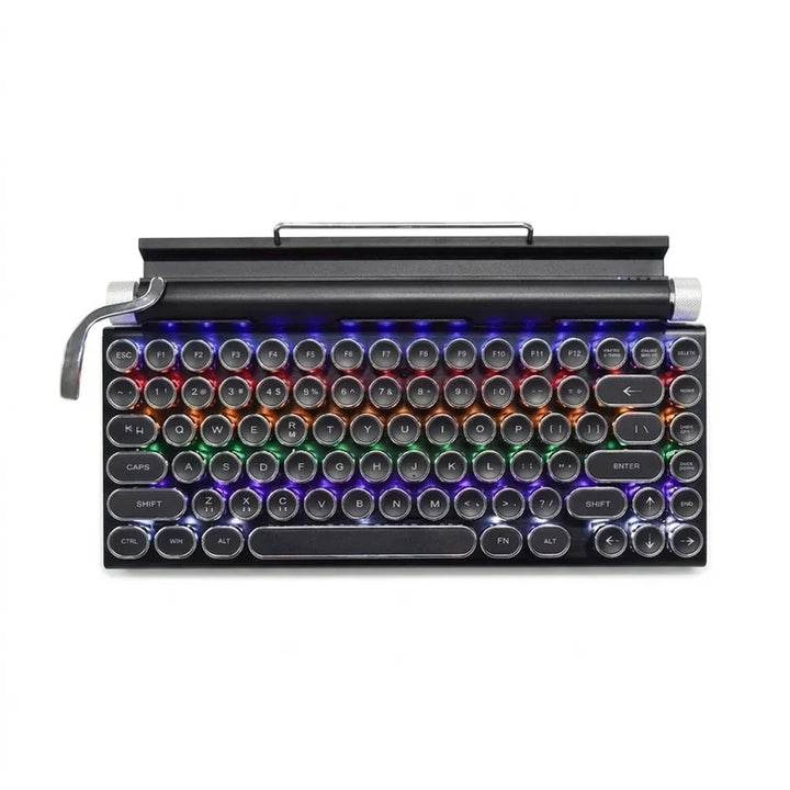 Retro Wireless Keyboard for Focused Work