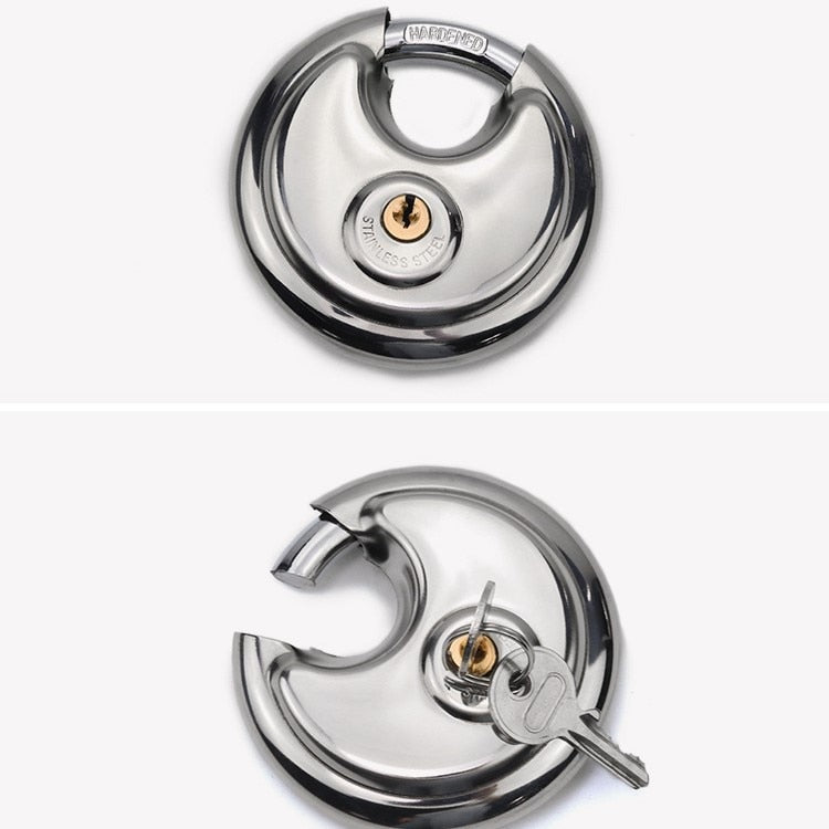BowLift | Heavy Duty Round Stainless Steel Padlock