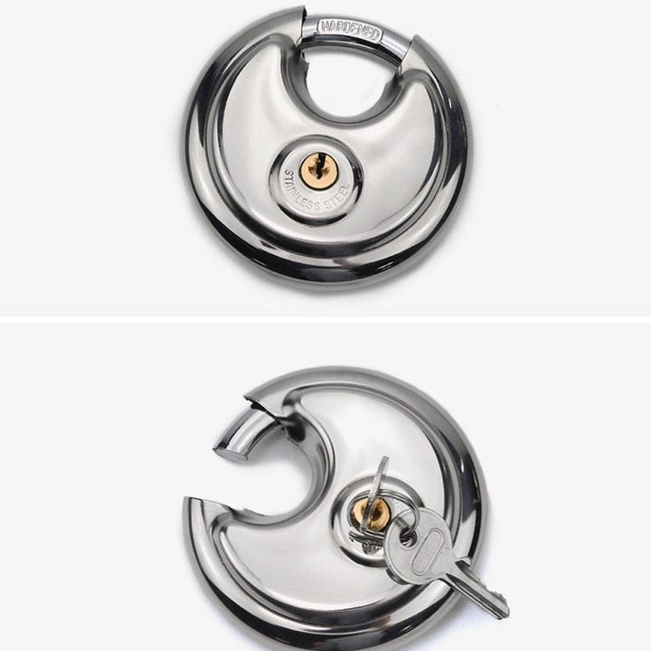 BowLift | Heavy Duty Round Stainless Steel Padlock