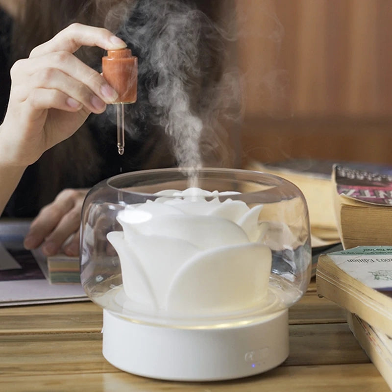 ÉclatScent – Luxury Fragrance Diffuser with LED Lighting Bowlift