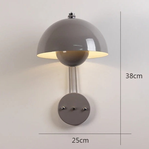 Modern LED Wall Lamp with Mushroom | Stylish Night Light for Bedrooms & Living Rooms | Bowlift