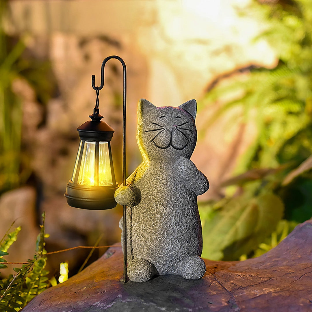 BowLift | GlowPaw - Golden Cat with Soft Glow