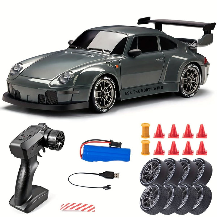 BowLift | RC Car 1:24 with LED Wheels & All Wheel Drive