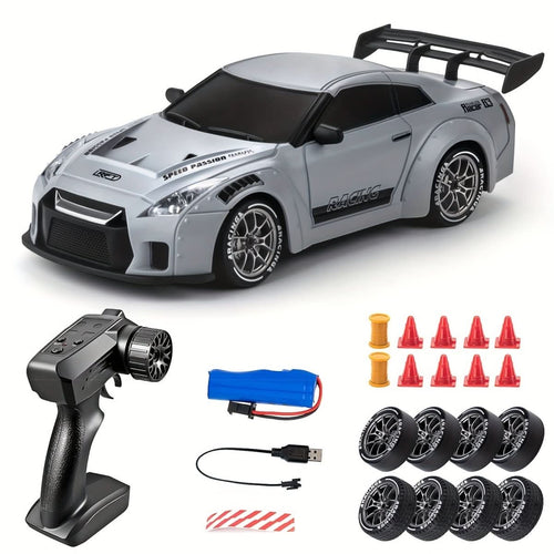 BowLift | RC car with LED wheels & all-wheel drive on a scale of 1:24