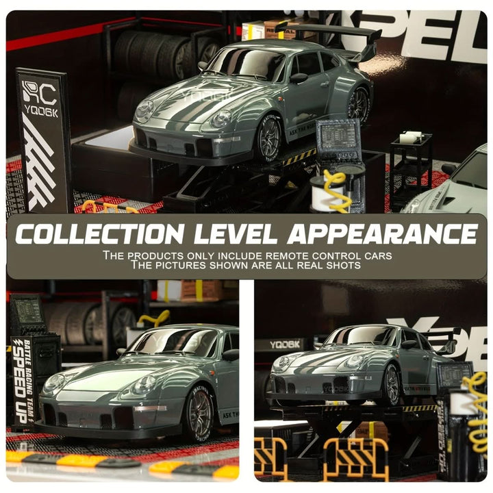 BowLift | RC car with LED wheels & all-wheel drive on a scale of 1:24
