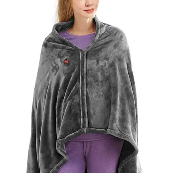 BowLift | WarmHaven Heated Fleece Blanket – Three Heat Settings and USB Connection for Personal Comfort