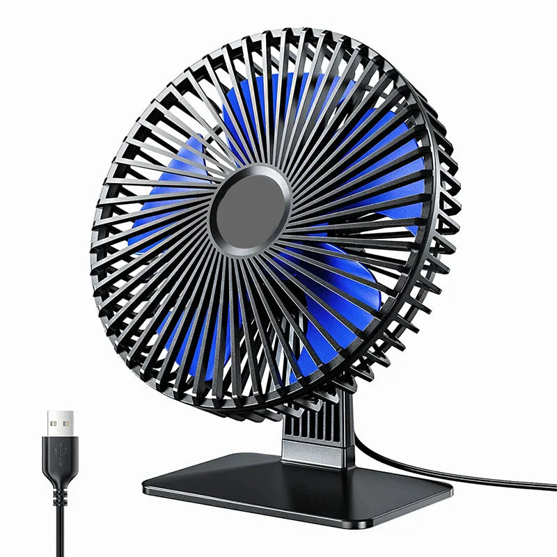 Mira Oscillating USB Fan – Quiet, Compact & 4 Speeds for Desks and Nightstands | Bowlift
