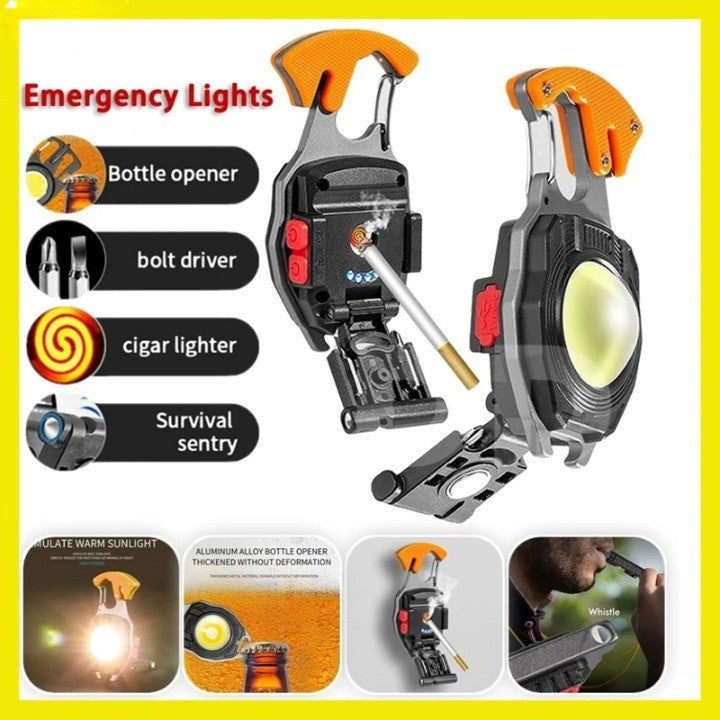 Ultimate COB Multifunction Rechargeable Built-in Ligther Work Light | Bowlift