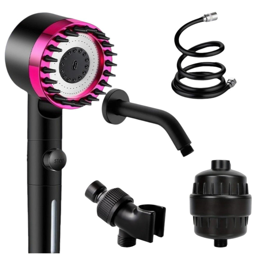 AquaRelax - Luxury Massage Showerhead with High Pressure Bowlift