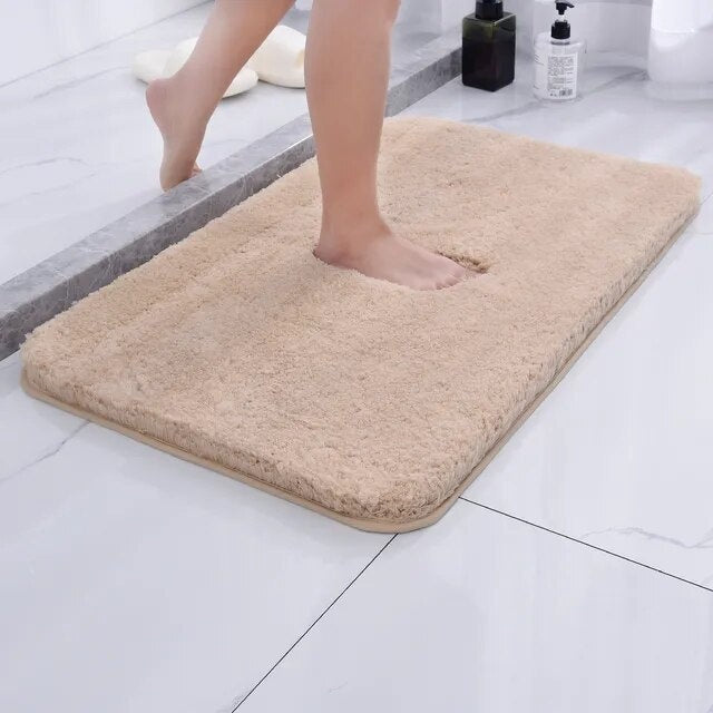 BowLift | Ultra Soft Bath Mat from Microfiber Non-Slip Quick-Drying Size