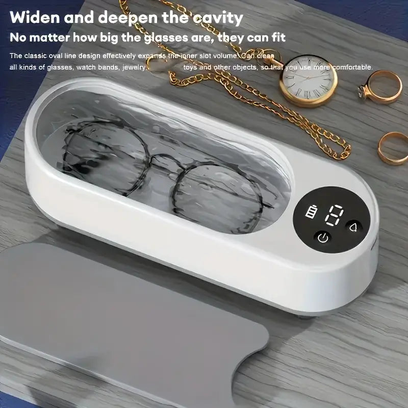 BowLift | Ultrasonic Deep Cleaning Device – For Jewelry, Glasses, Dentures, and Makeup Brushes