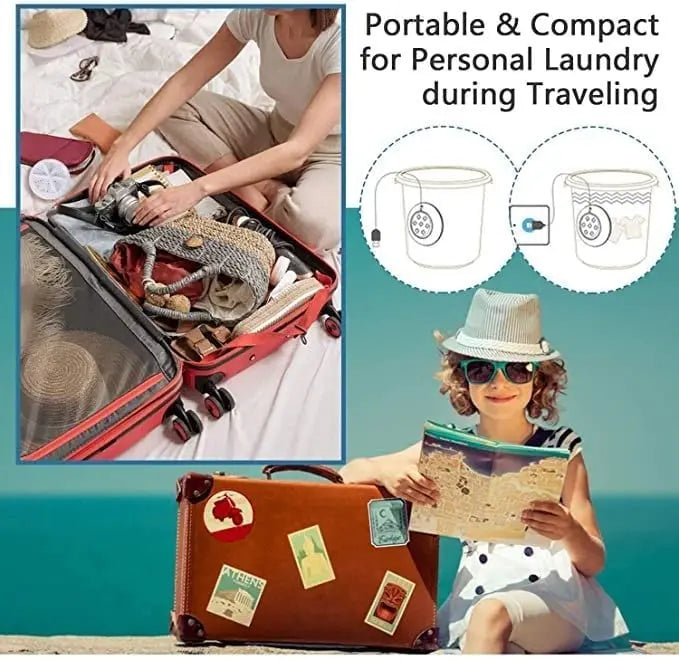 BowLift | Ultrasonic cleaner portable – For laundry & washing in bucket or sink