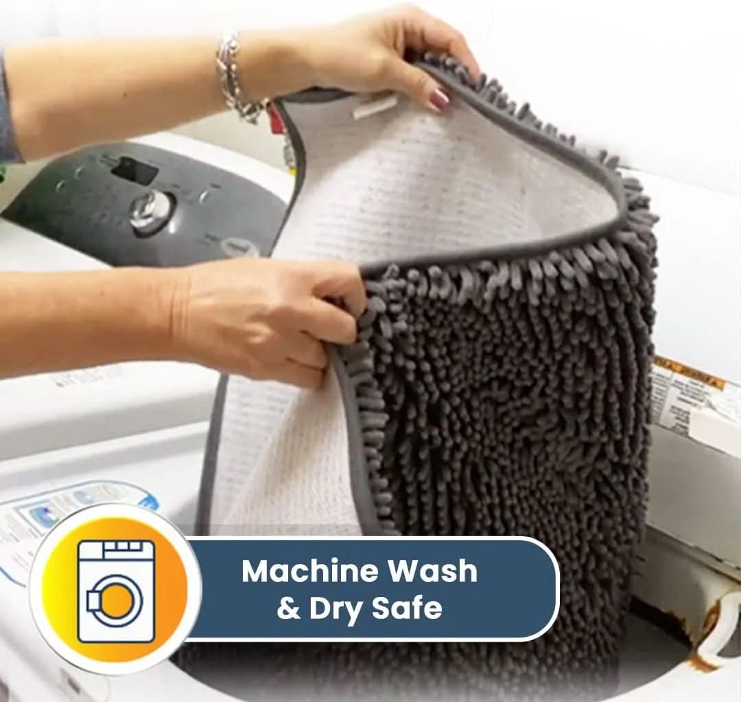 BowLift | Microfiber Bath Mat for Comfort & Safety