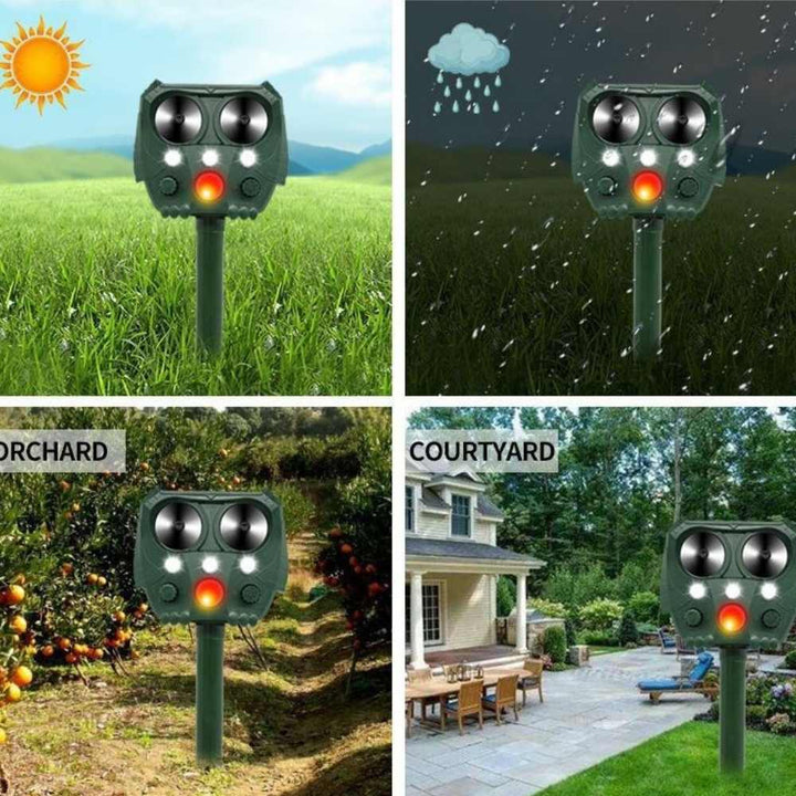 BowLift | Ultrasonic Cat Repellent Ultrasound and Noise Sonar Repellent Deterrent for Cat, Fox, Rat, Squirrel and Dog