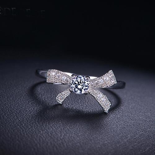 Swiss Crystal Bow Ring | Bowlift