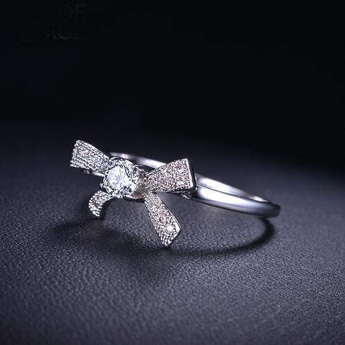 Swiss Crystal Bow Ring | Bowlift