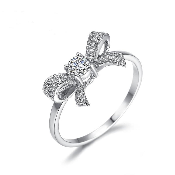 Swiss Crystal Bow Ring | Bowlift