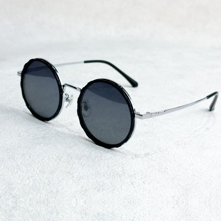 BowLift | Unisex Round Polarised Sunglasses – Adjustable Light Reduction – Premium Metal Frame