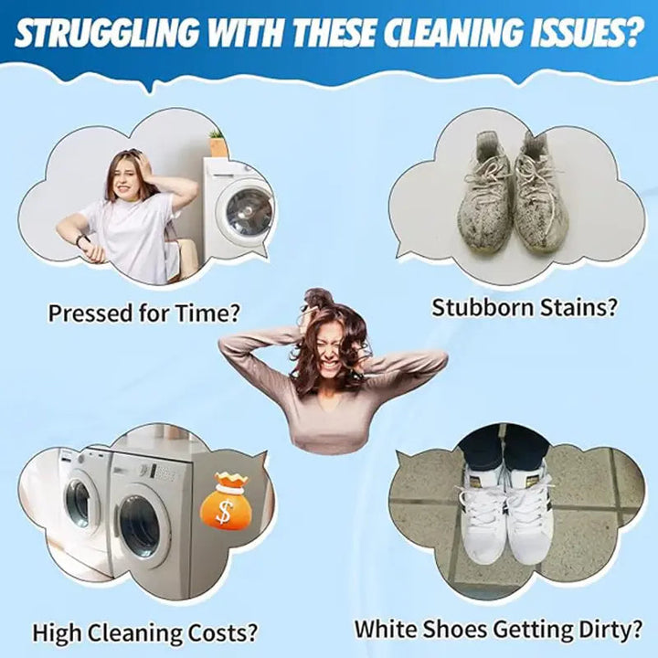 BowLift | Universal Foam Cleaner for Shoes – No Rinsing Required