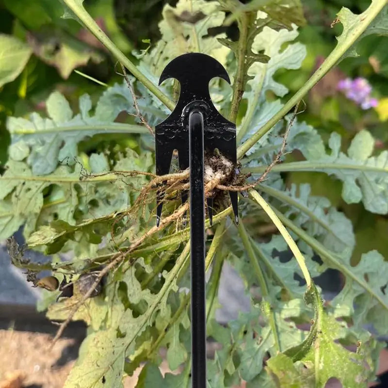 BowLift | Weed removal tool with 4 prongs – Garden hoe tool