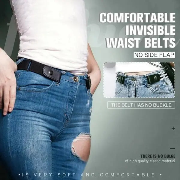 BowLift | Invisible elastic waistband belts without buckle – The perfect belt for women's jeans!