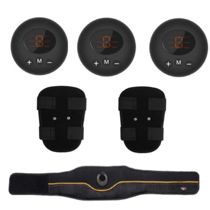 BowLift | Rechargeable Home Smart EMS Abdominal Belt, with Fastening, Breathable Mesh, 6 Modes and 9 Strengths, for Home, Office & Gym