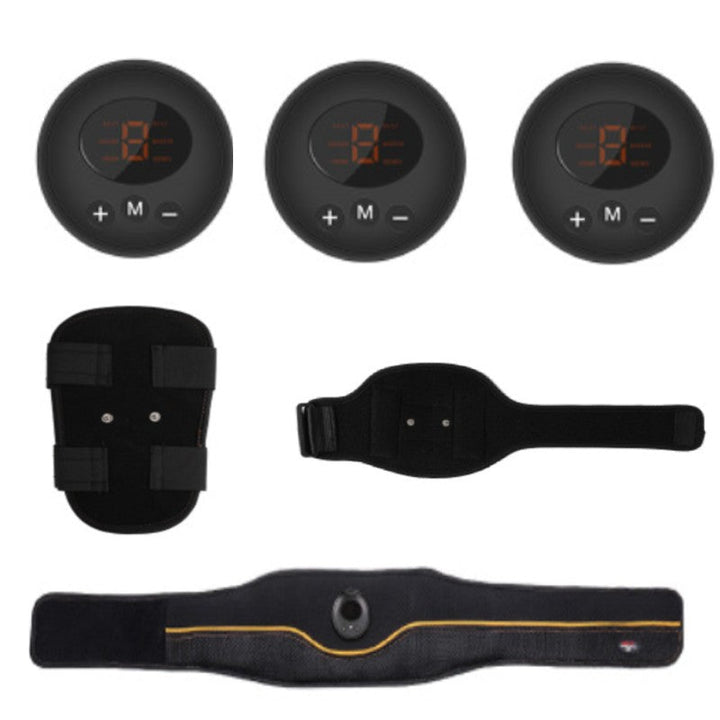 BowLift | Rechargeable Home Smart EMS Abdominal Belt, with Fastening, Breathable Mesh, 6 Modes and 9 Strengths, for Home, Office & Gym