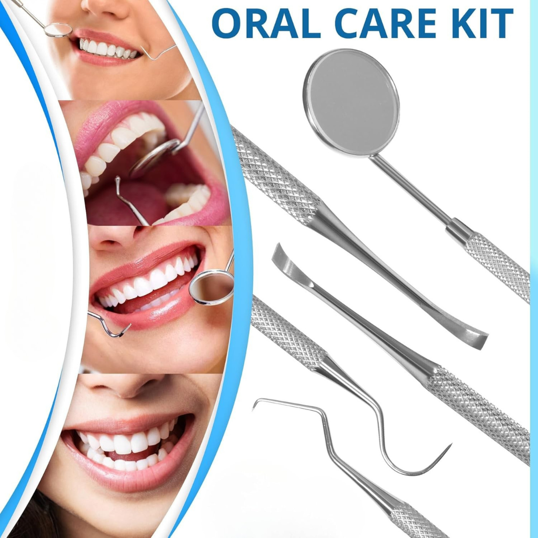 BowLift | Dental Tools | Stainless Steel Tartar Remover Set for Home