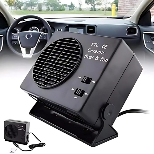 BowLift | Heater Fan for Car | 12V Portable Defroster Warmer