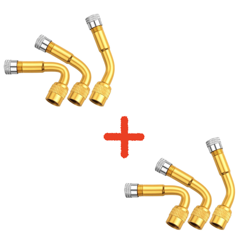Tire Valve Extension Flexible 3-Way Set | Bowlift