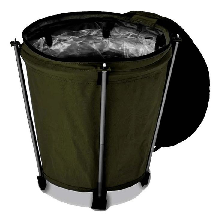 BowLift | Foldable camping bin made of Oxford fabric with 20 litre capacity & PVC lining