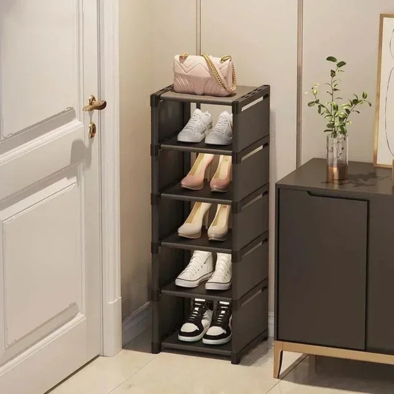BowLift | SHOECORNER RACK – Stackable shoe rack for corners – Space-saving organization with style