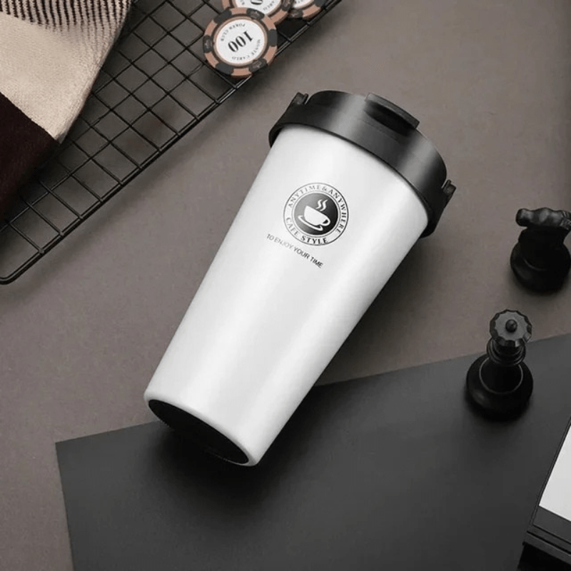 BowLift | Insulated stainless steel travel mug | 500 ml leak-proof & double-walled