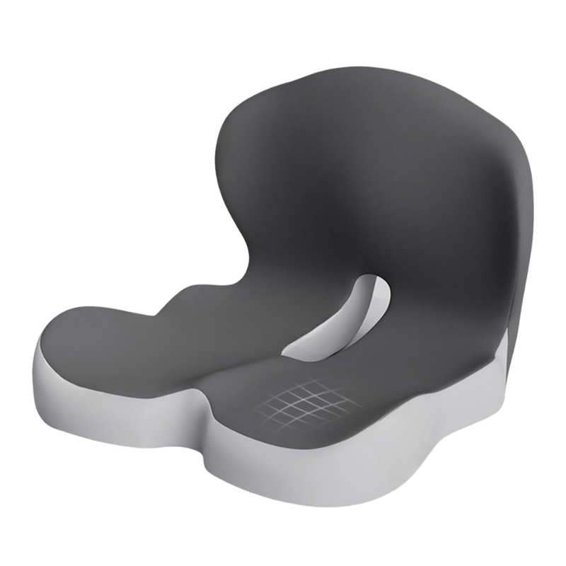 BowLift | ErgoComfort Seat Cushion – Ergonomic Memory Foam Cushion for Back Support and Comfort
