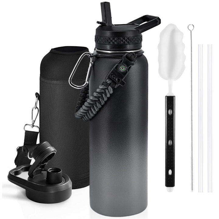 HydraPure – Duurzame Waterfles met Paracord Handvat Bowlift
