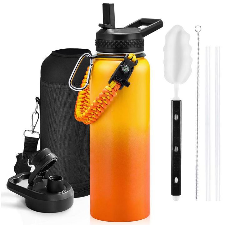 HydraPure – Duurzame Waterfles met Paracord Handvat Bowlift