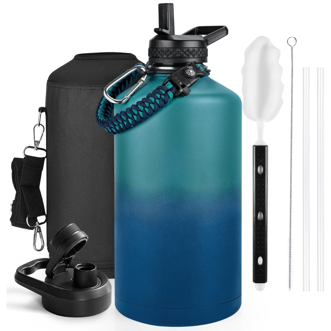 HydraPure – Duurzame Waterfles met Paracord Handvat Bowlift