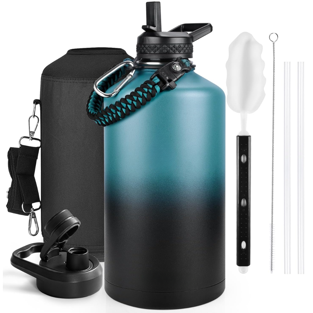 HydraPure – Duurzame Waterfles met Paracord Handvat Bowlift