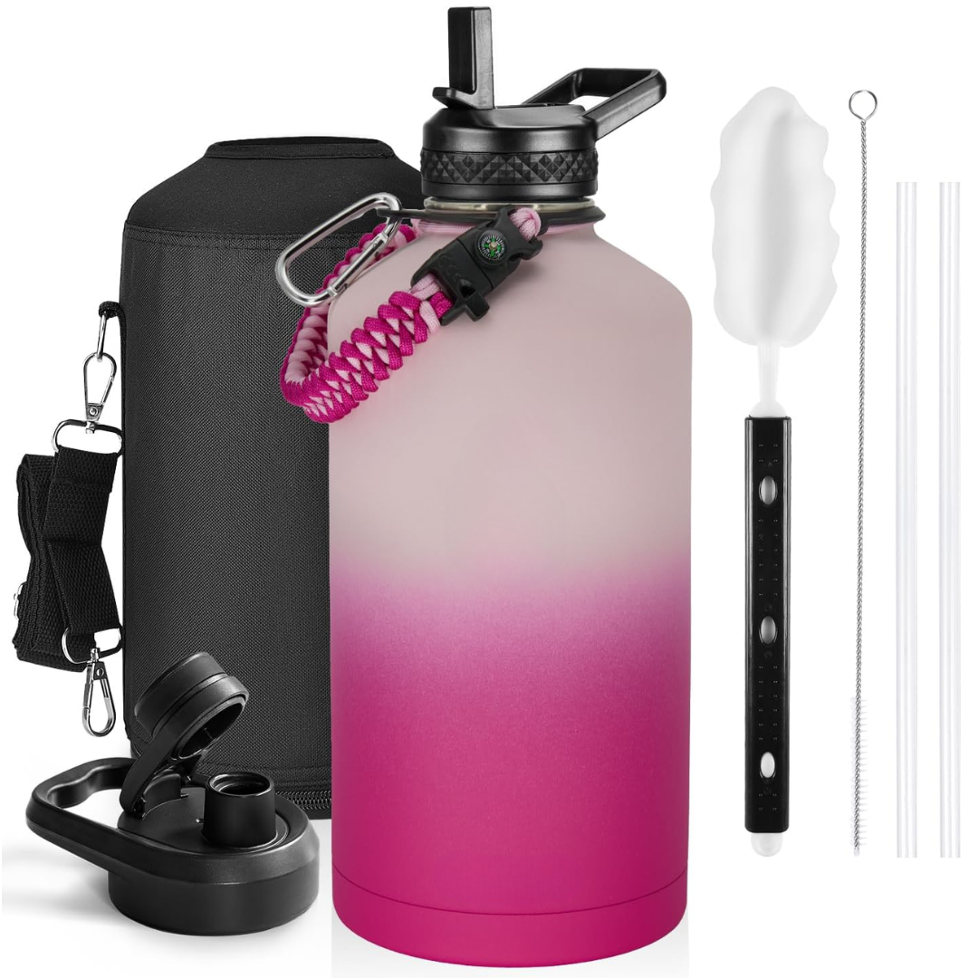 HydraPure – Duurzame Waterfles met Paracord Handvat Bowlift