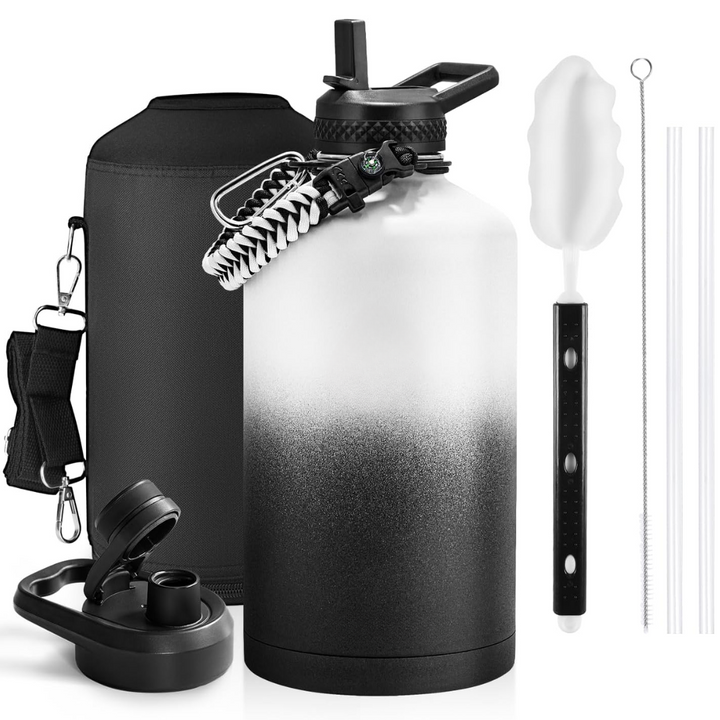 HydraPure – Duurzame Waterfles met Paracord Handvat Bowlift