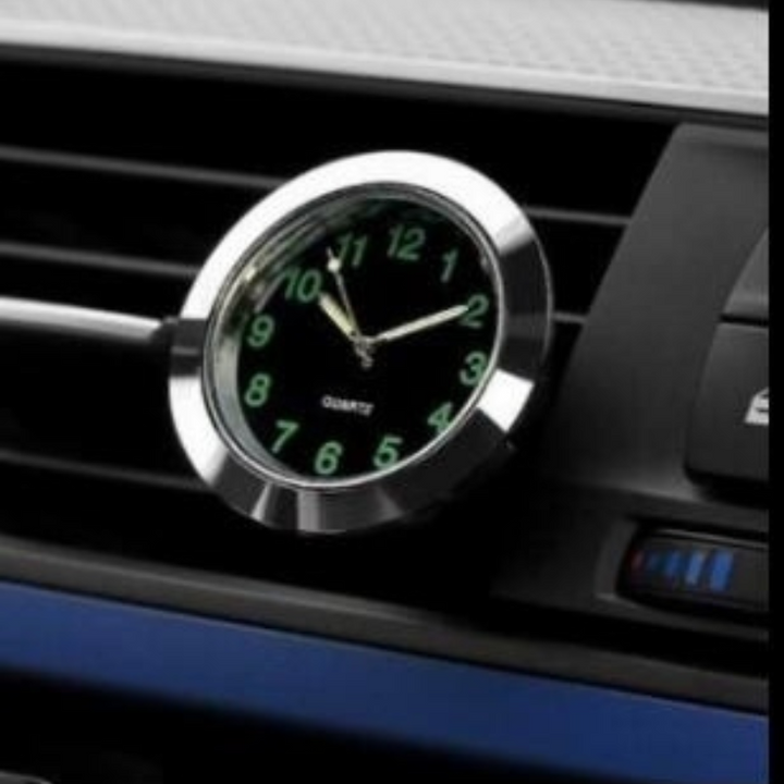 AutoTime Mini Analog Watch – Self-Adhesive and Stylish Design for Car Interior Bowlift