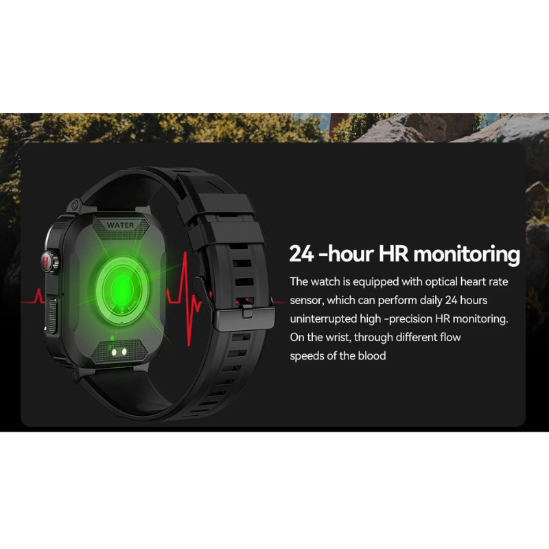 ForceGuard Watch - Sustainable Military Smartwatch for Performance Bowlift