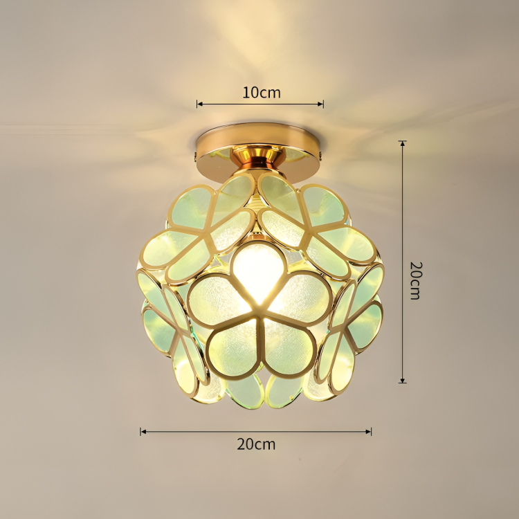 Retro Style PVC Ceiling Lamp – Flower Pattern for a Unique Look | Bowlift