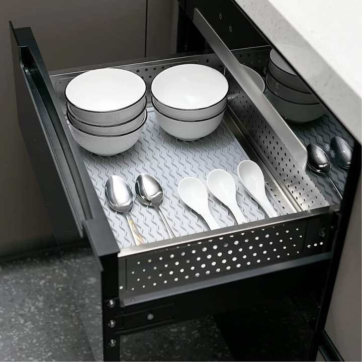 BowLift | KÜCHENWELLA Silicone Kitchen Mat | Heat Resistant & Non-Slip | Dish Mat, Refrigerator & Drawer Liner | BPA-Free & Easy to Clean