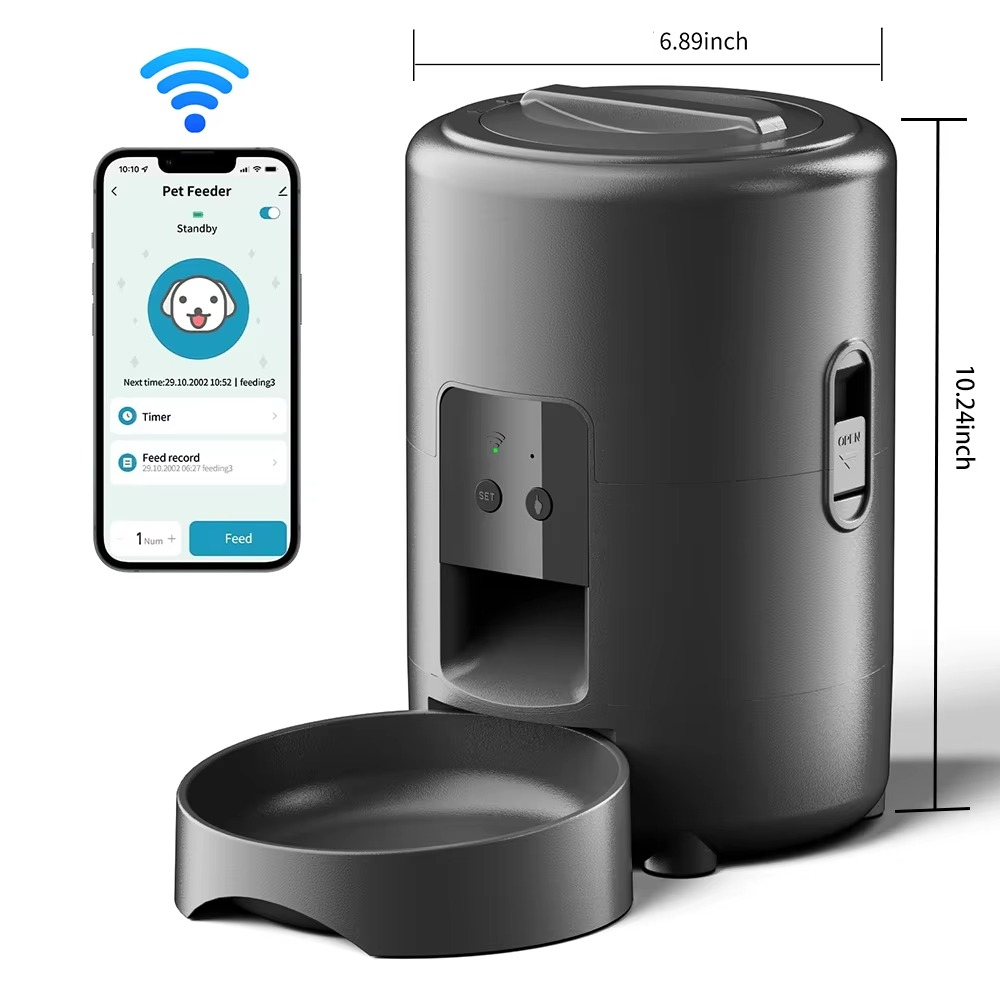 BowLift | Smart 68oz Automatic Pet Feeder with Camera & WiFi Control