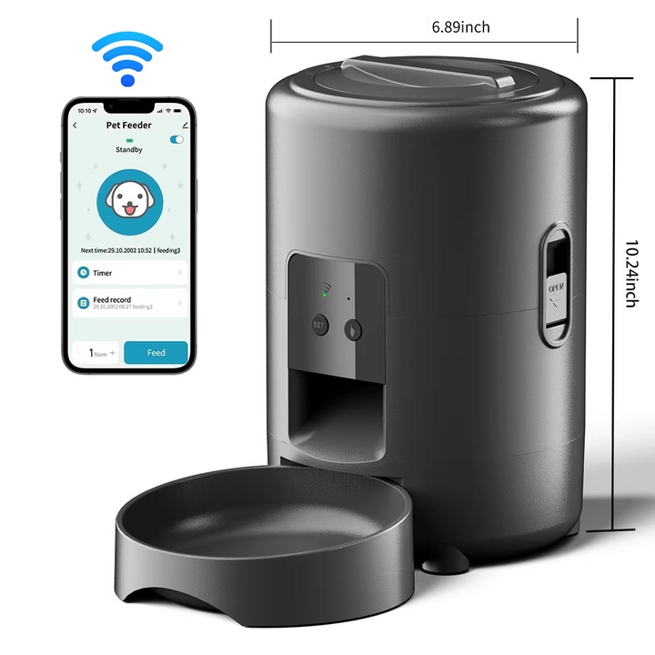 BowLift | Smart 68oz Automatic Pet Feeder with Camera & WiFi Control