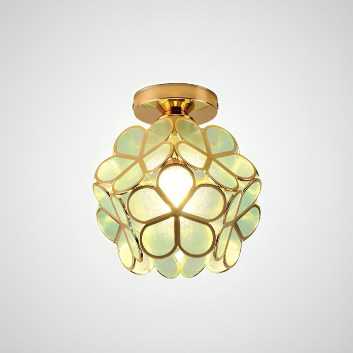Retro Style PVC Ceiling Lamp – Flower Pattern for a Unique Look | Bowlift