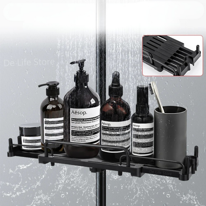 BowLift | ExtendShelf Expandable Cabinet Organizer with Drawer – Adjustable and Space-Saving